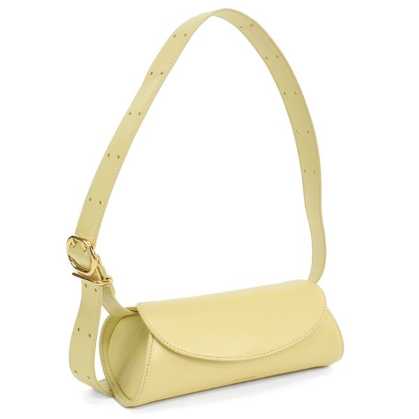 jisj08wd0008011 1 Jil Sander Shoulder Bag Leather Yellow