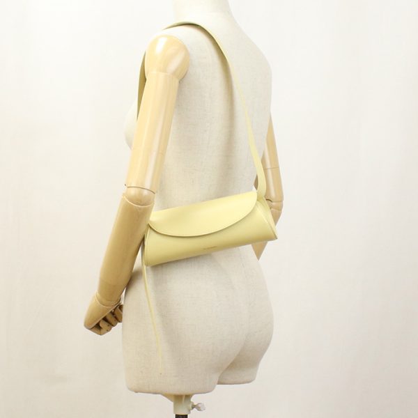 jisj08wd0008011 a Jil Sander Shoulder Bag Leather Yellow