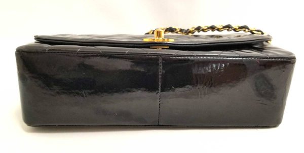 k1043000744 4 Chanel Diana Flap Shoulder Bag Leather Black