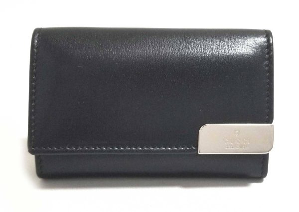 k1054088522 Gucci Key Case Leather Black