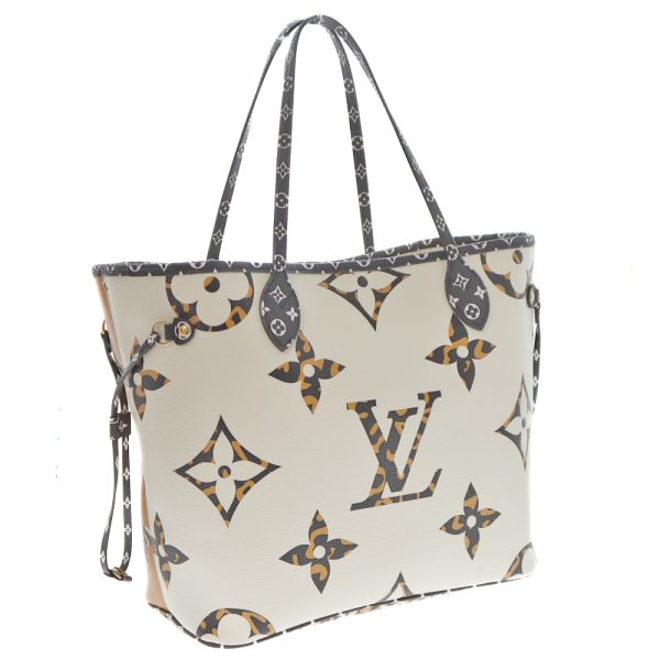 k21 3897 Louis Vuitton Neverfull MM Leopard Tote Bag