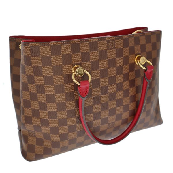 k22 961 2 Louis Vuitton Riverside Tote Bag Brown Wine