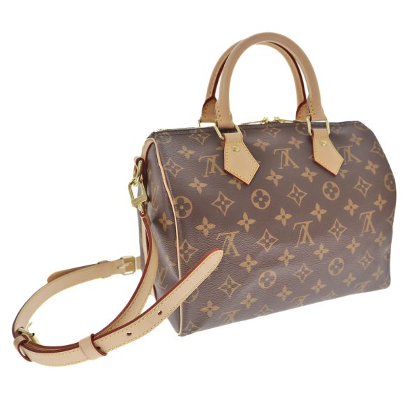 k23 1861 2 Louis Vuitton Speedy Bandouliere 25 Handbag Brown