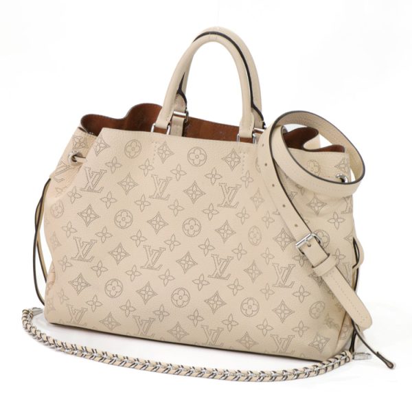 km23 0307 01 Louis Vuitton Mahina Bella Tote Bag Crème Beige