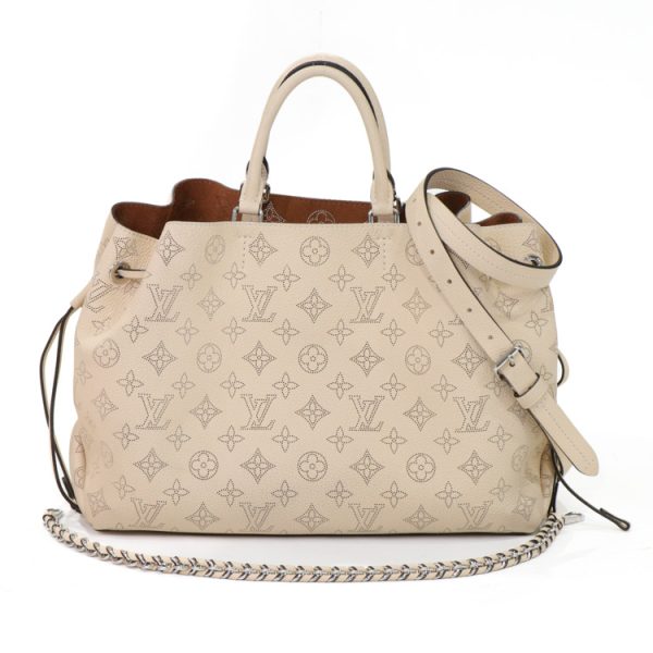 km23 0307 02 Louis Vuitton Mahina Bella Tote Bag Crème Beige