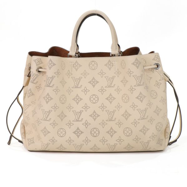 km23 0307 04 Louis Vuitton Mahina Bella Tote Bag Crème Beige