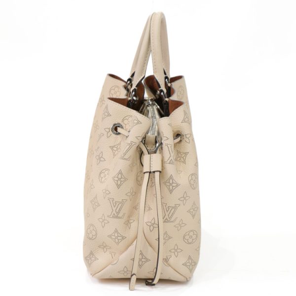 km23 0307 05 Louis Vuitton Mahina Bella Tote Bag Crème Beige