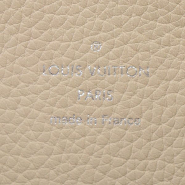 km23 0307 13 Louis Vuitton Mahina Bella Tote Bag Crème Beige