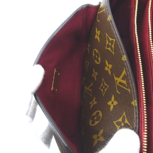 kr204391 19 Louis Vuitton Monogram Passy Chain Shoulder Bag Brown