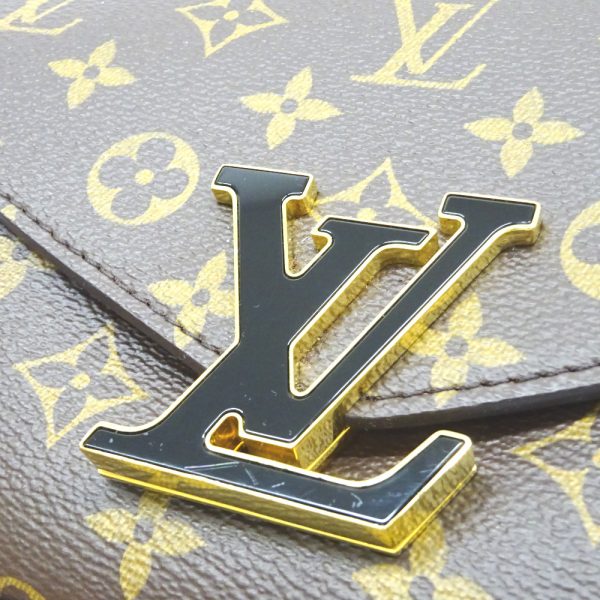 kr204391 8 Louis Vuitton Monogram Passy Chain Shoulder Bag Brown