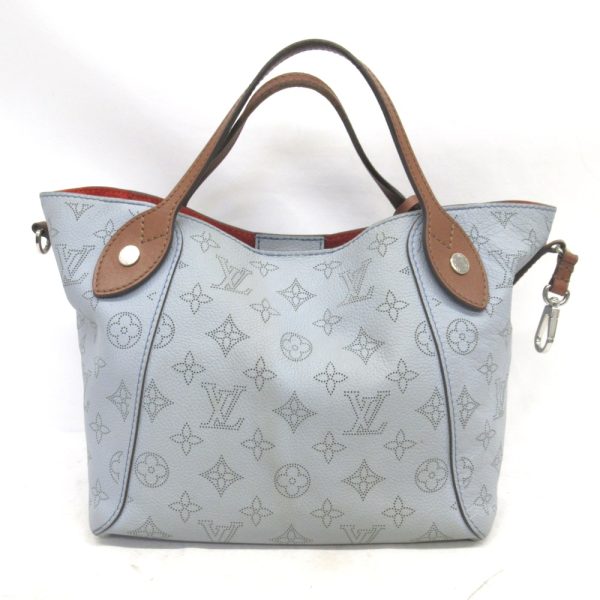 kr59261 3 Louis Vuitton Mahina Hina PM Hand Bag Blue Horizon Pumpkin