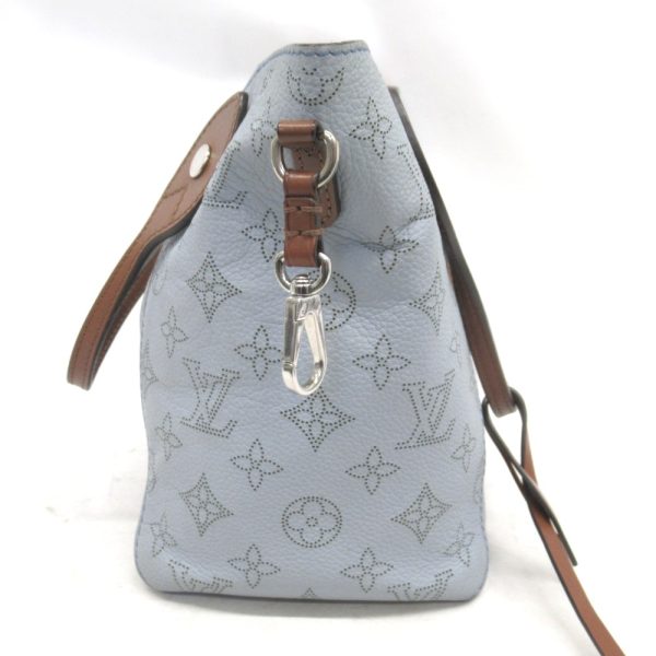 kr59261 5 Louis Vuitton Mahina Hina PM Hand Bag Blue Horizon Pumpkin