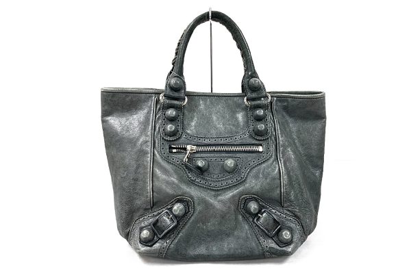 kwee7428 1 Balenciaga Giant Sunday Tote Bag Gray