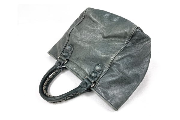 kwee7428 2 Balenciaga Giant Sunday Tote Bag Gray