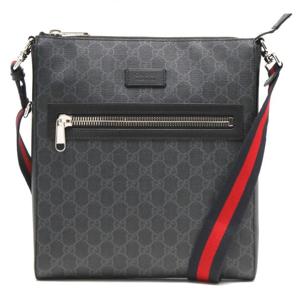 lbgu474137k5rln1095 Gucci Gg Supreme polyester Shoulder Bag Black