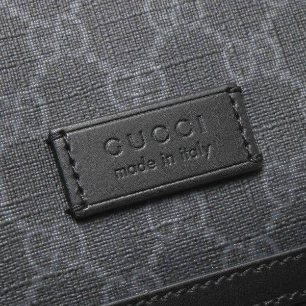 lbgu474137k5rln1095d Gucci Gg Supreme polyester Shoulder Bag Black