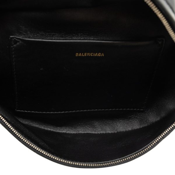 lcmd7ubivdadnsti 5 Balenciaga Souvenir Small Body Waist Bag Canvas Leather Black