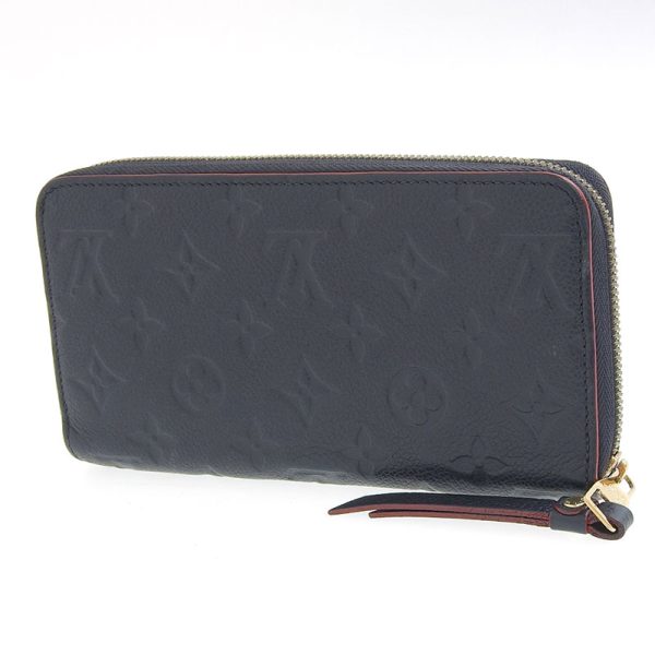 lv0786 2 Louis Vuitton Empreinte Zippy Wallet Marine Rouge