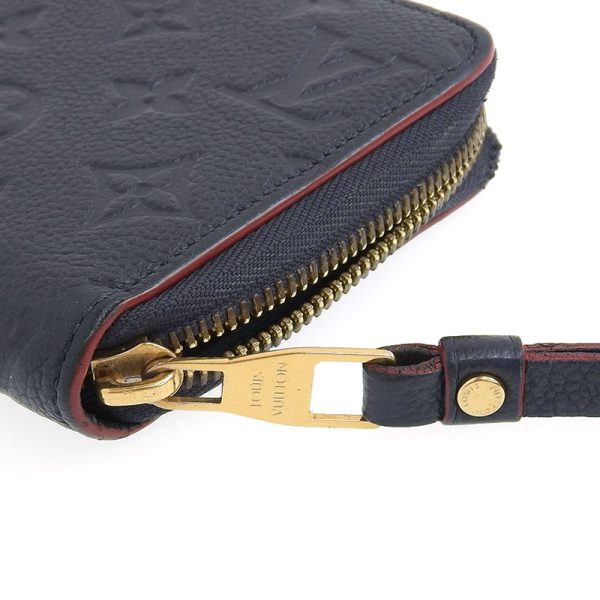 lv0786 3 Louis Vuitton Empreinte Zippy Wallet Marine Rouge