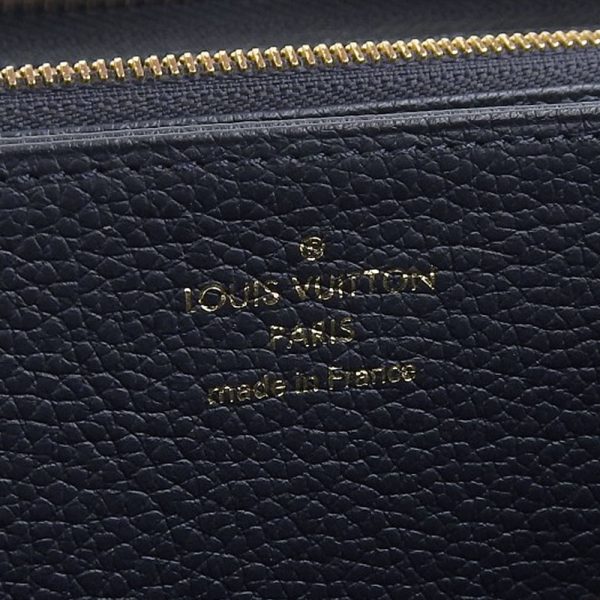 lv0786 7 Louis Vuitton Empreinte Zippy Wallet Marine Rouge