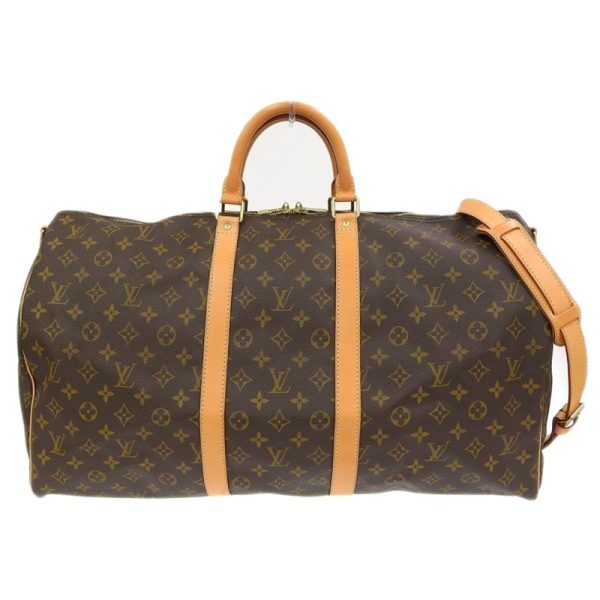 lv0998 1 Louis Vuitton Monogram Keepall Bandouliere Boston Bag