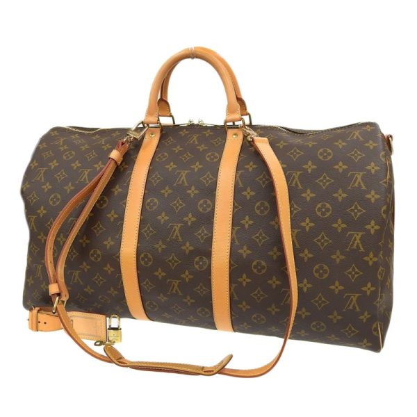 lv0998 2 Louis Vuitton Monogram Keepall Bandouliere Boston Bag