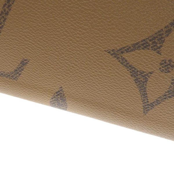 lv1008 4 Louis Vuitton Monogram Giant Reverse Zippy Wallet Round Zipper Long Wallet