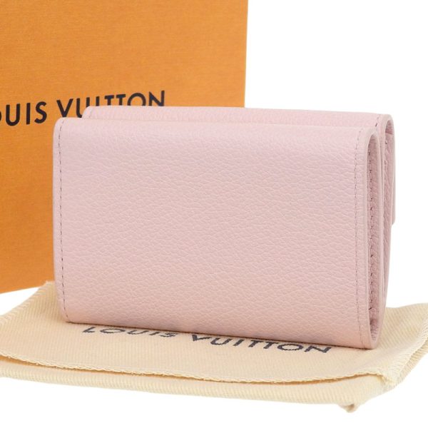 lv1157 2 Louis Vuitton Portefeuille Rock Mini Trifold Wallet Pastel Pink