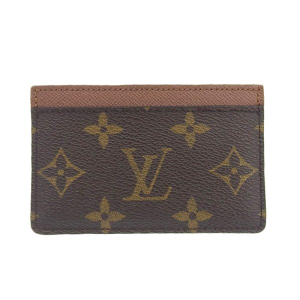 lv1226 1 Louis Vuitton Monogram Porte Carte Sample Card Case Business Card Holder