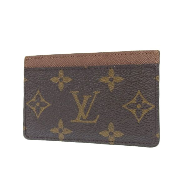 lv1226 2 Louis Vuitton Monogram Porte Carte Sample Card Case Business Card Holder