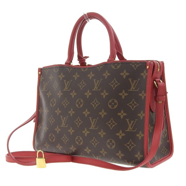 lv1238 2 Louis Vuitton Popincourt Bag Handbag Shoulder Bag Rouge