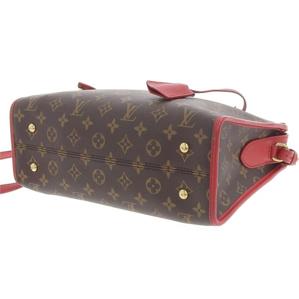 lv1238 3 Louis Vuitton Popincourt Bag Handbag Shoulder Bag Rouge