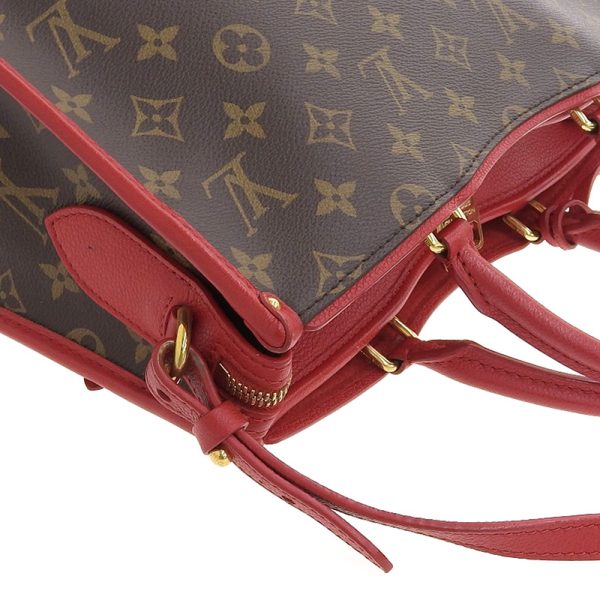 lv1238 5 Louis Vuitton Popincourt Bag Handbag Shoulder Bag Rouge