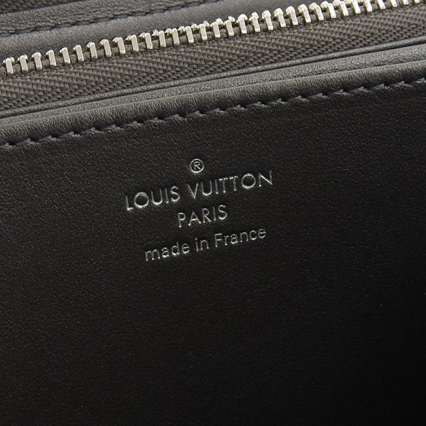 lv1242 7 Louis Vuitton Lamb Leather Zippy Wallet Long Wallet Anthracite