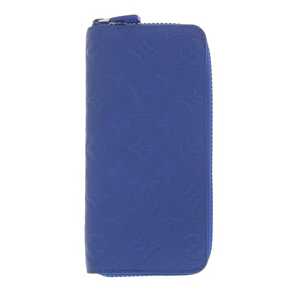 lv1246 1 Louis Vuitton Zippy Wallet Vertical Long Wallet Taurillon Leather Neon Blue