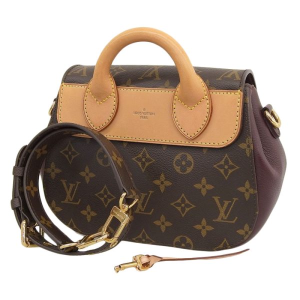 lv1258 2 Louis Vuitton Eden Shoulder Bag Bordeaux Brown