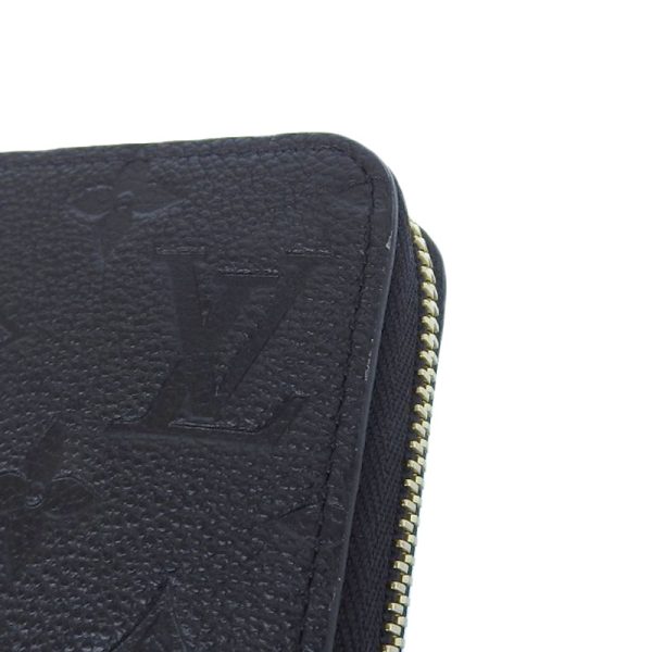 lv1302 5 Louis Vuitton Empreinte Zippy Wallet Long Wallet Noir