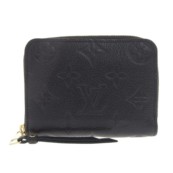 lv1313 1 Louis Vuitton Empreinte Zippy Coin Purse Coin Case Noir