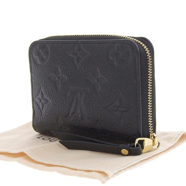 lv1313 2 Louis Vuitton Empreinte Zippy Coin Purse Coin Case Noir