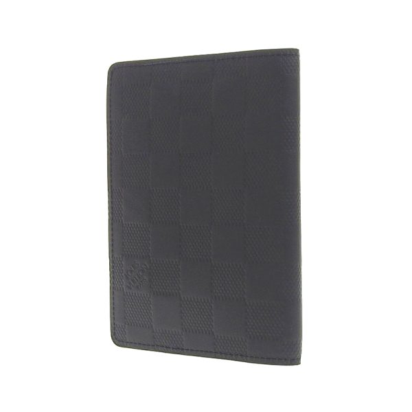 lv1315 2 Louis Vuitton Damier Infini Couverture Passport Onyx Black