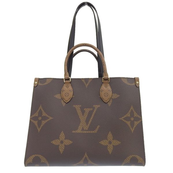 lv1334 1 Louis Vuitton Monogram Giant Monogram Reverse On the Go MM Tote Bag