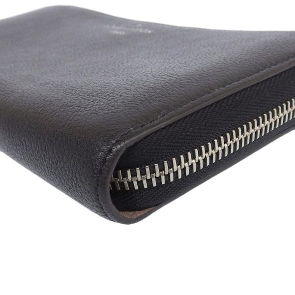 lv1335 3 Louis Vuitton Portefeuille Comet L shaped Zipper Long Wallet Taurillon Noir