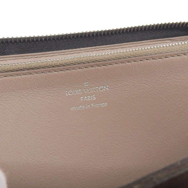 lv1335 7 Louis Vuitton Portefeuille Comet L shaped Zipper Long Wallet Taurillon Noir