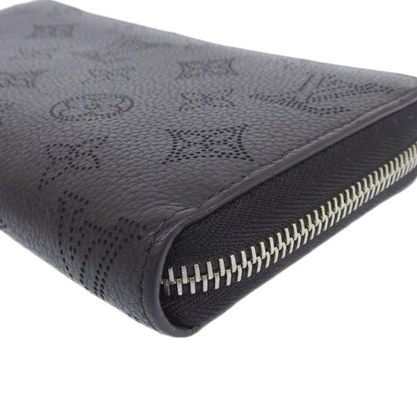 lv1341 3 Louis Vuitton Mahina Zippy Wallet Round Zipper Long Wallet Noir