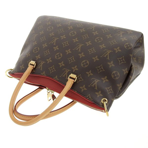 lv1345 4 Louis Vuitton Pallas MM Bag Handbag Shoulder Bag Monogram