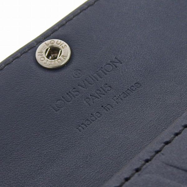 lv1351 7 Louis Vuitton Matte Ludlow Bifold Wallet Compact Wallet Navy