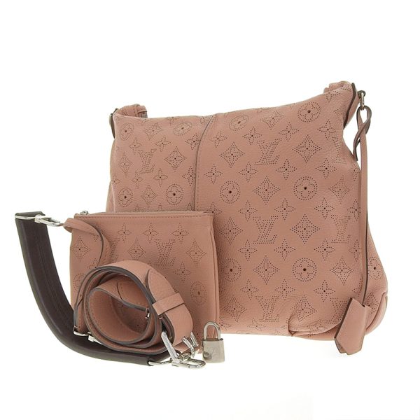 lv1353 2 Louis Vuitton Mahina Selene Bag Handbag Shoulder Bag Rose