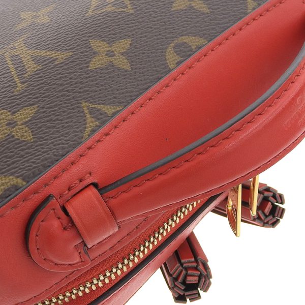 lv1370 5 Louis Vuitton Saintonge Shoulder Bag Crossbody Shoulder Coquelicot