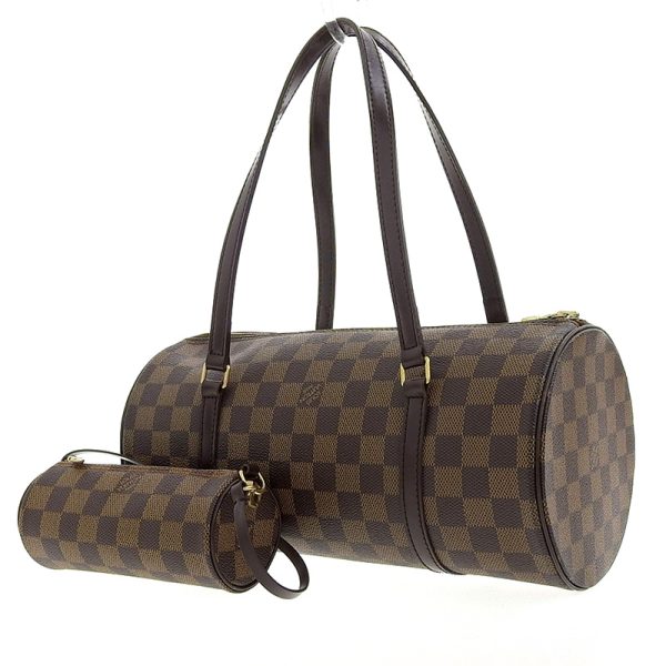 lv1371 2 Louis Vuitton Damier Papillon Handbag Ebene