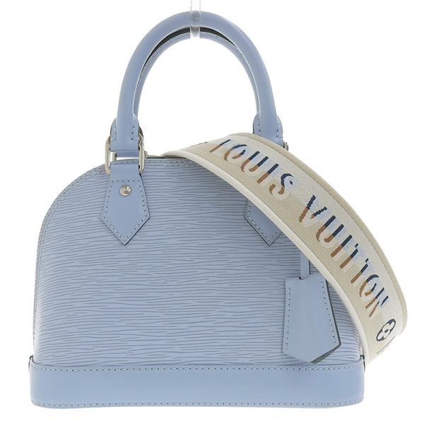 lv1375 1 Louis Vuitton Epi Alma Bag Handbag Shoulder Bag Blue Nuage